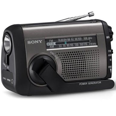 SONY ソニー ICF-B300 FM／AM ポータブルラジオ 手回し充電