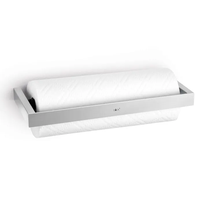 キッチンロールホルダー|ZACK 20992 ELIOS キッチン ロール ペーパー ホルダー 整理 収納 台所 料理 道具 スタンド 壁取付け 掛け DIY ステンレス おしゃれ 雑貨 かっこいい 上質 高級 ホテルライク 男前インテリア インダストリアル ドイツ デザイナーズ