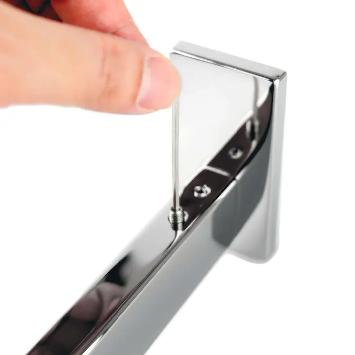 タオルホルダー|ZACK 40001 LINEA タオル掛け タオルレール タオルラック 1本レール タオルハンガー 浴室 キッチン 洗面 壁付け DIY ステンレス おしゃれ 雑貨 かっこいい 上質 高級 ホテルライク 男前インテリア インダストリアル ドイツ デザイナーズ