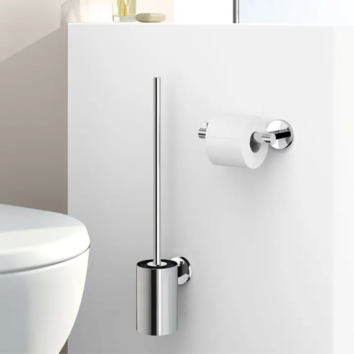 トイレットロールホルダー|ZACK 40050 SCALA トイレットペーパーホルダー 壁付け フタ無し DIY ステンレス おしゃれ 雑貨 かっこいい 上質 高級 ホテルライク 男前インテリア インダストリアル ドイツ デザイナーズ