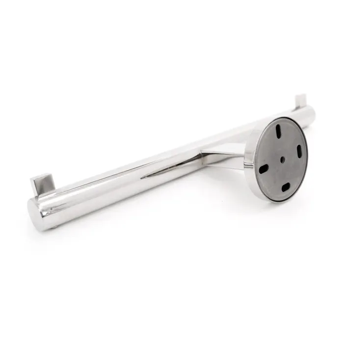 ダブルトイレットロールホルダー|ZACK 40052 SCALA トイレットペーパーホルダー ダブル収納 ペーパーストック トイレ収納 壁付け DIY ステンレス おしゃれ 雑貨 かっこいい 上質 高級 ホテルライク 男前インテリア インダストリアル ドイツ デザイナーズ