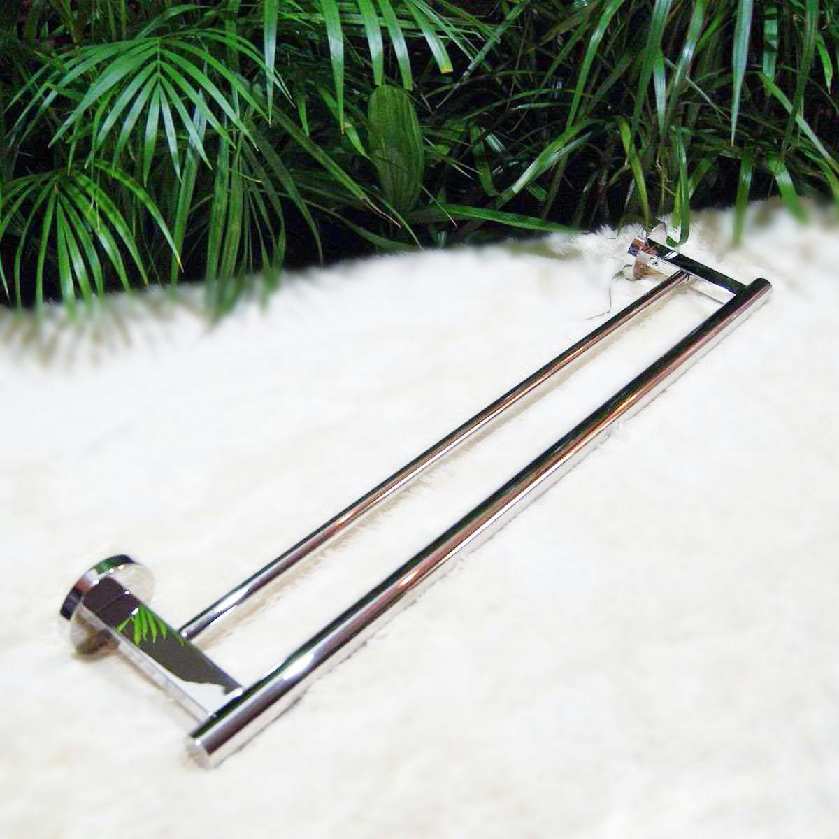 ダブルタオルレール66cm｜ZACK 40059 SCALA タオル掛け タオルラック 2