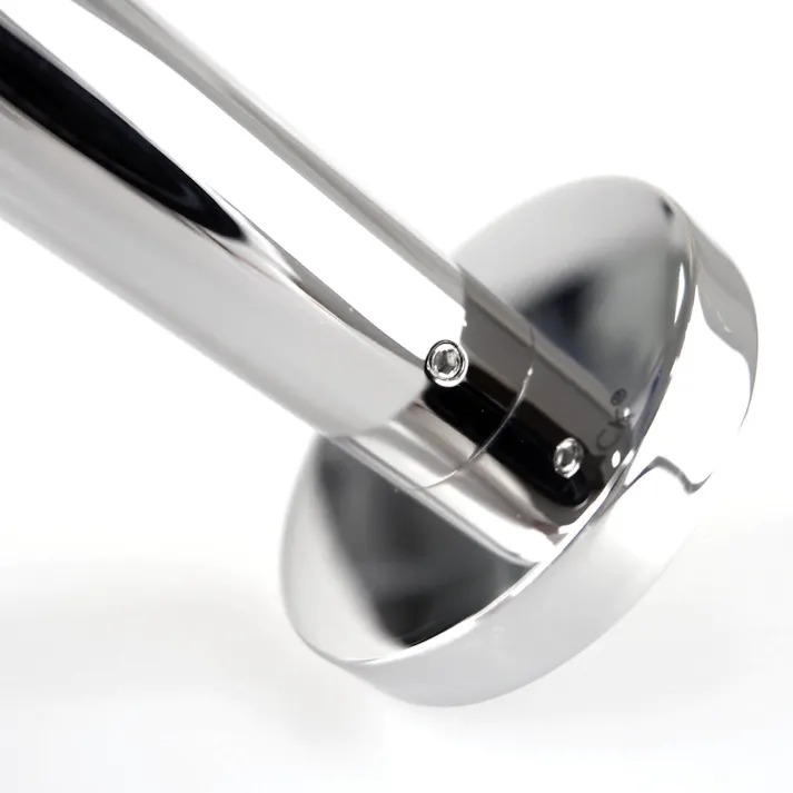 タオルホルダー|ZACK 40061 SCALA タオル掛け タオルレール 1本レール 壁付け 46cm タオルハンガー 浴室 洗面 キッチン DIY ステンレス おしゃれ 雑貨 かっこいい 上質 高級 ホテルライク 男前インテリア インダストリアル ドイツ デザイナーズ