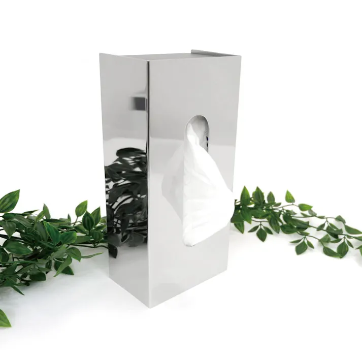 ティッシュボックス|ZACK 40093 PURO 新仕様 ティッシュカバー ペーパー ボックス トイレタリー 洗面 リビング 収納 ステンレス おしゃれ 雑貨 かっこいい 上質 高級 ホテルライク 男前インテリア インダストリアル ドイツ デザイナーズ