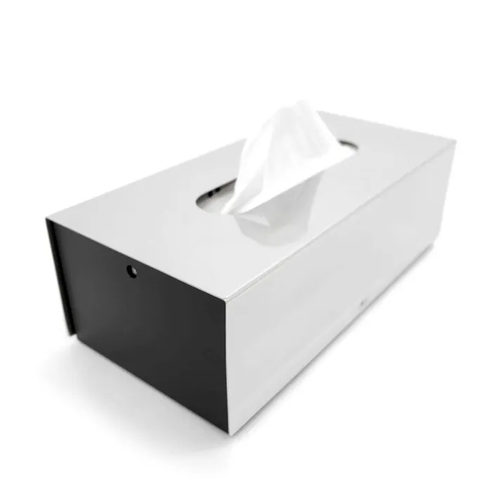 ティッシュボックス|ZACK 40093 PURO 新仕様 ティッシュカバー ペーパー ボックス トイレタリー 洗面 リビング 収納 ステンレス おしゃれ 雑貨 かっこいい 上質 高級 ホテルライク 男前インテリア インダストリアル ドイツ デザイナーズ