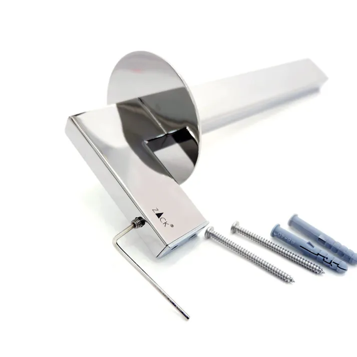 スペアトイレットペーパーホルダー|ZACK 40339 LINEA トイレットペーパーホルダー 壁付けタイプ 壁設置 DIY ステンレス 高級 ホテルライク インダストリアル ドイツ デザイナーズ