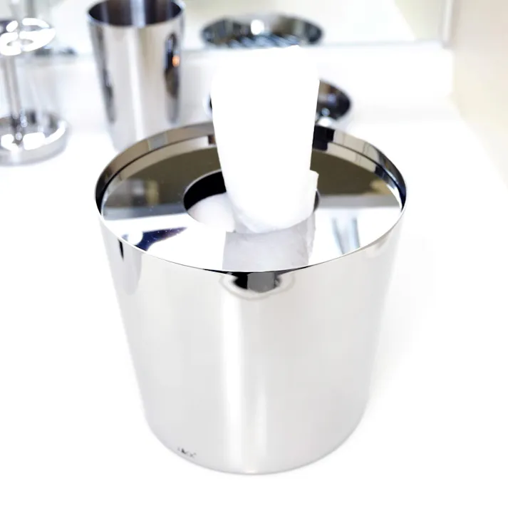 ティッシュボックス|ZACK 40346 LYOS ティッシュカバー ペーパー ボックス トイレタリー 洗面 リビング 収納 ステンレス おしゃれ 雑貨 かっこいい 上質 高級 ホテルライク 男前インテリア インダストリアル ドイツ デザイナーズ