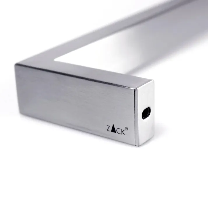 タオルレール|ZACK 40387 LINEA タオル掛け 46.5cm タオルハンガー 浴室 洗面 キッチン 壁付け DIY ステンレス おしゃれ 雑貨 かっこいい 上質 高級 ホテルライク 男前インテリア インダストリアル ドイツ デザイナーズ