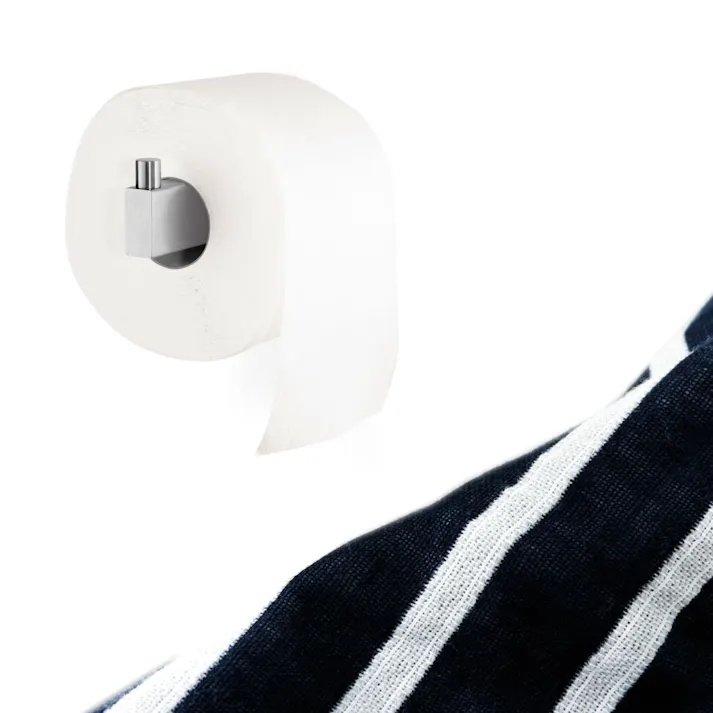 スペアトイレットロールホルダー|ZACK 40391 LINEA トイレットペーパーホルダー 詰め替え用 トイレ収納 壁付け DIY ステンレス おしゃれ 雑貨 かっこいい 上質 高級 ホテルライク 男前インテリア インダストリアル ドイツ デザイナーズ