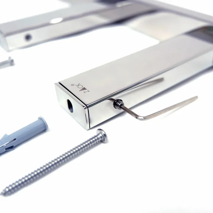 トイレットペーパーホルダー(トレイ付き)|ZACK 40407 LINEA ペーパーホルダー 壁付けタイプ 壁設置 DIY ステンレス 高級 ホテルライク インダストリアル ドイツ デザイナーズ