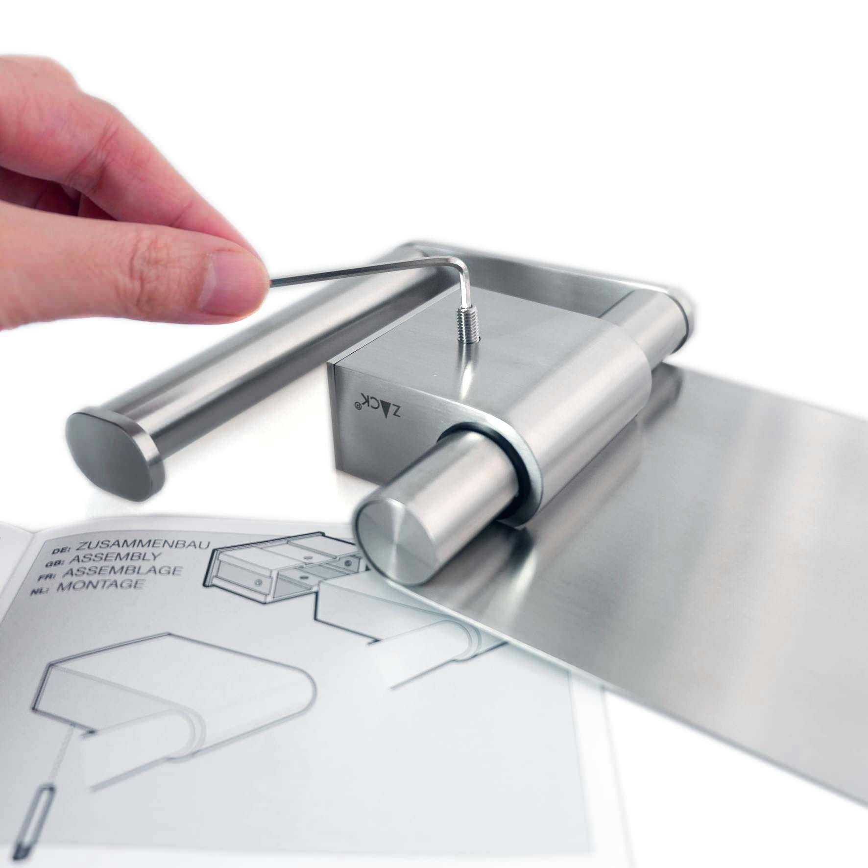 トイレットロールホルダー（フラップ付）｜ZACK 40415 ATORE