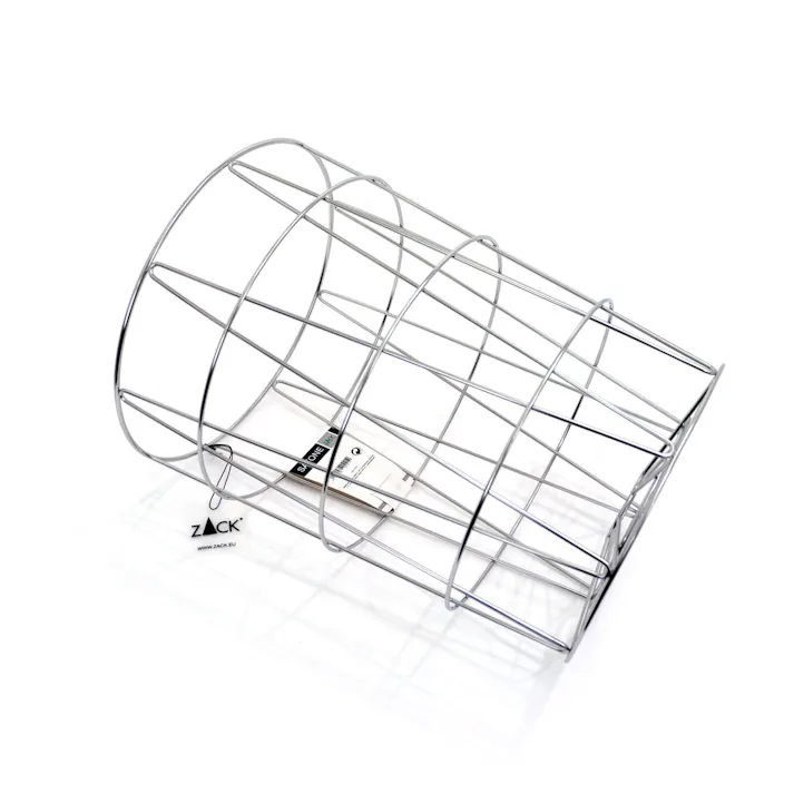 ペーパーバスケット|ZACK 40441 SATONE ゴミ箱 ワイヤー 屑かご 屑入れ ダストボックス バスルーム ステンレス おしゃれ 雑貨 かっこいい 上質 高級 ホテルライク 男前インテリア インダストリアル ドイツ デザイナーズ