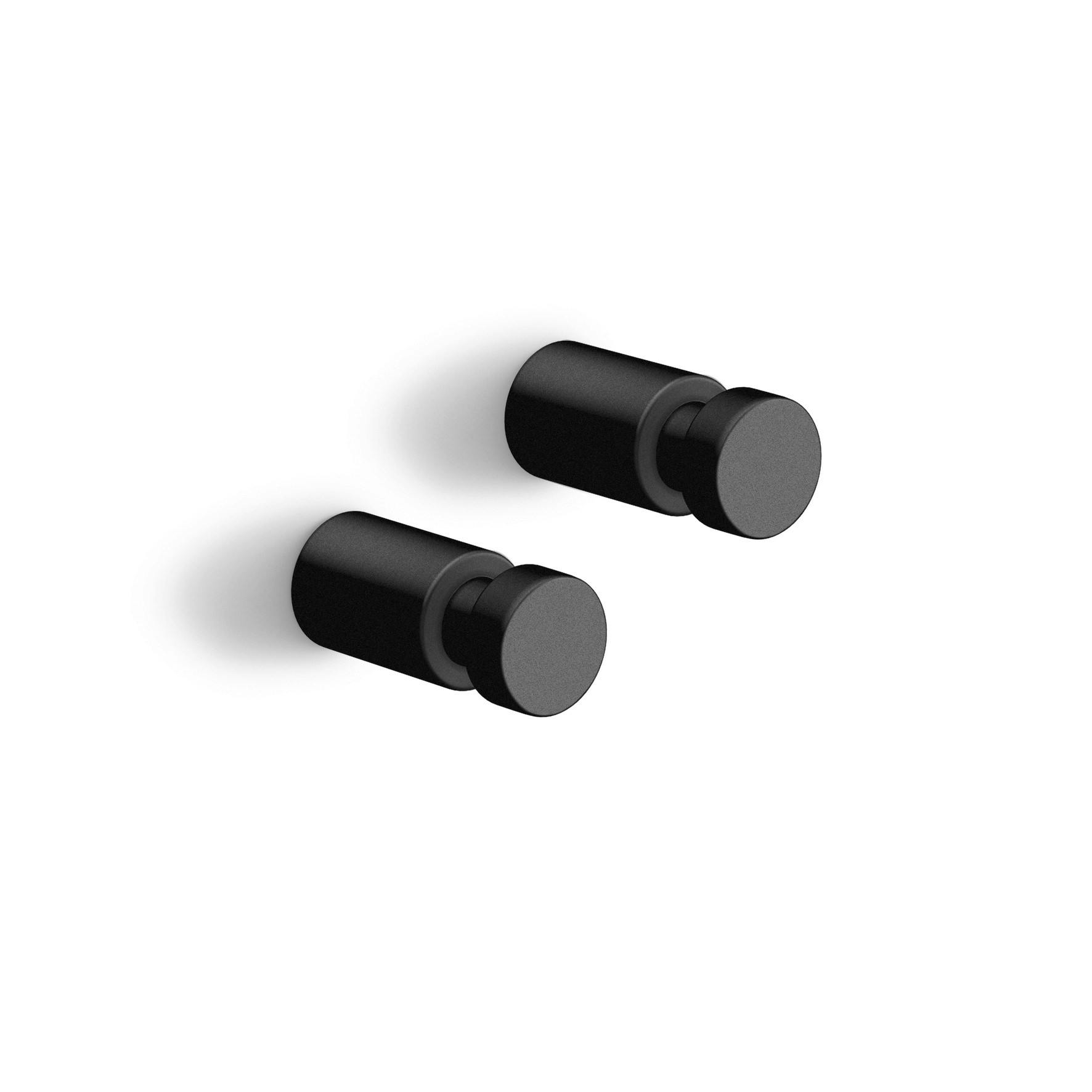 タオルフックS マットブラック 2個セット|ZACK 40444 AIVO フック タオル掛け 浴室 洗面 キッチン 壁付け DIY ステンレス おしゃれ 雑貨 タオルハンガー・小物収納 タオルフックS マットブラック 2個セット|ZACK 40444 AIVO フック タオル掛け 浴室 洗面 キッチン 壁付け DIY ステンレス おしゃれ 雑貨 タオルハンガー・小物収納
