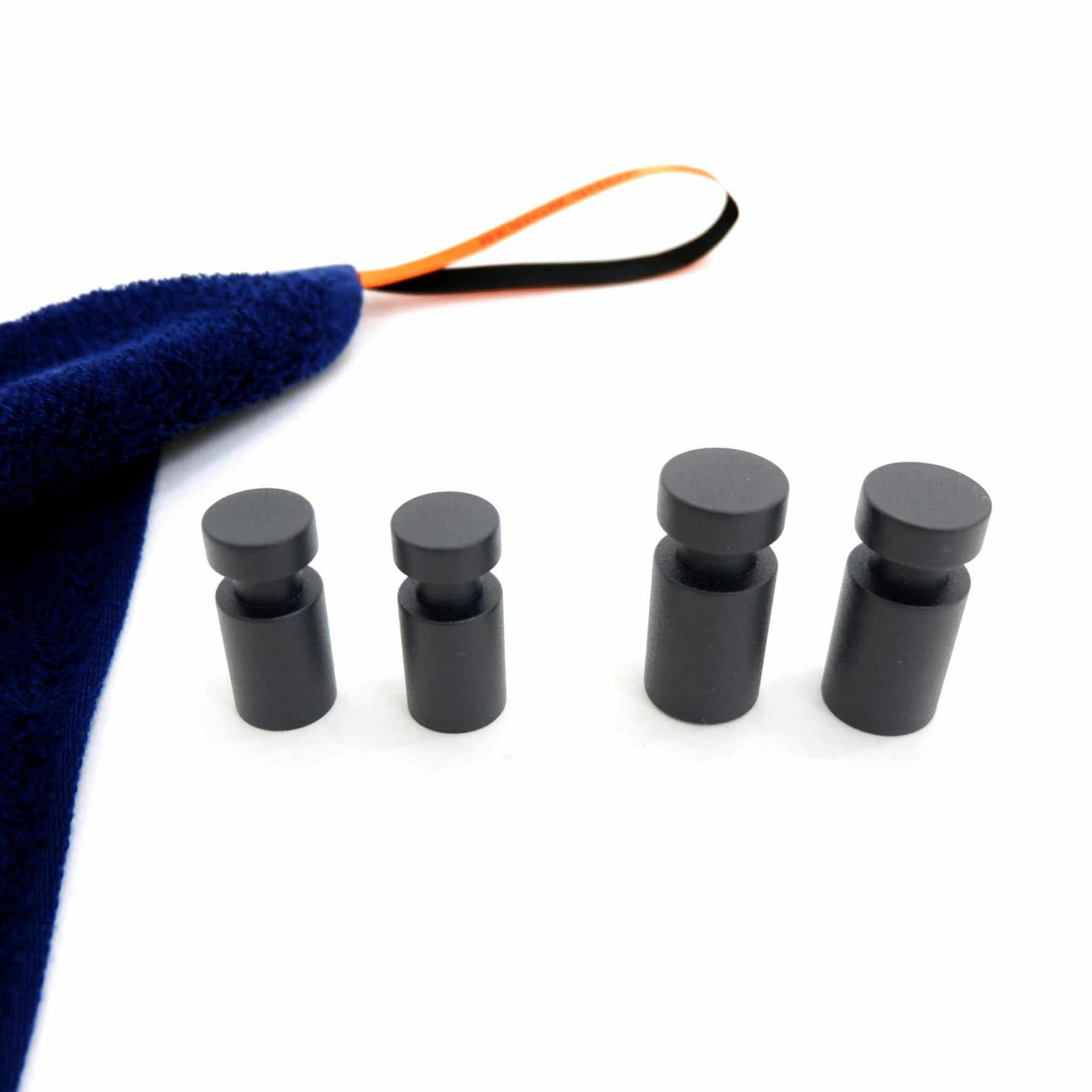 タオルフックM マットブラック 2個セット｜ZACK 40445 AIVO フック