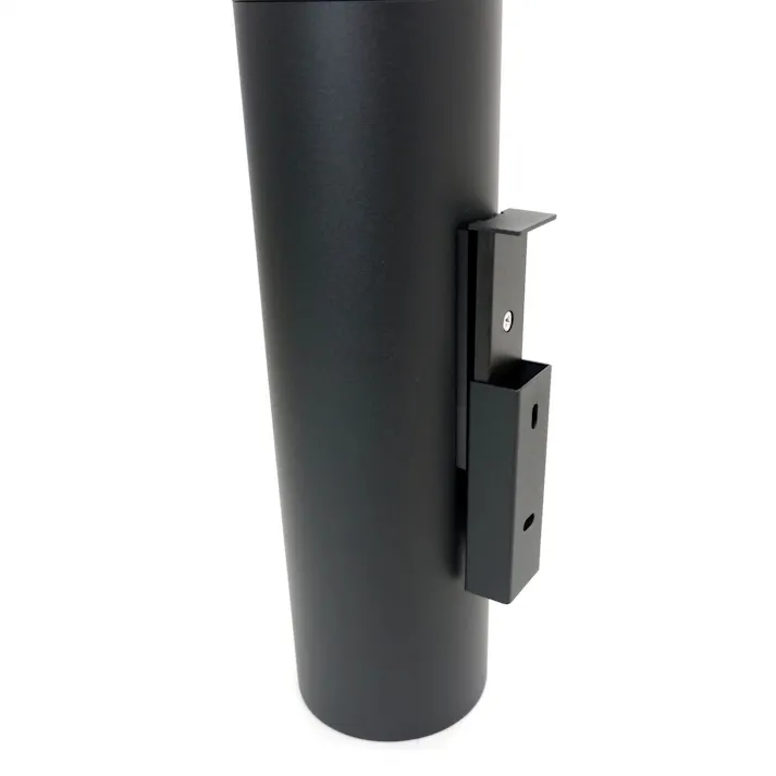 トイレブラシ マットブラック|ZACK 40448 TUBO トイレットブラシ セット 壁付け用 DIY ステンレス おしゃれ 雑貨 スタイリッシュ モード かっこいい 上質 高級 ホテルライク 男前インテリア インダストリアル ドイツ デザイナーズ