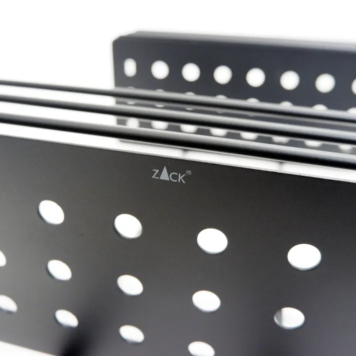 シャワーバスケット マットブラック|ZACK 40521 IPARO シャワーシェルフ バスルームラック 浴室用ラック バスルーム収納 洗面収納 浴室用 ステンレス おしゃれ かっこいい 上質 高級 ホテルライク 男前インテリア インダストリアル ドイツ デザイナーズ