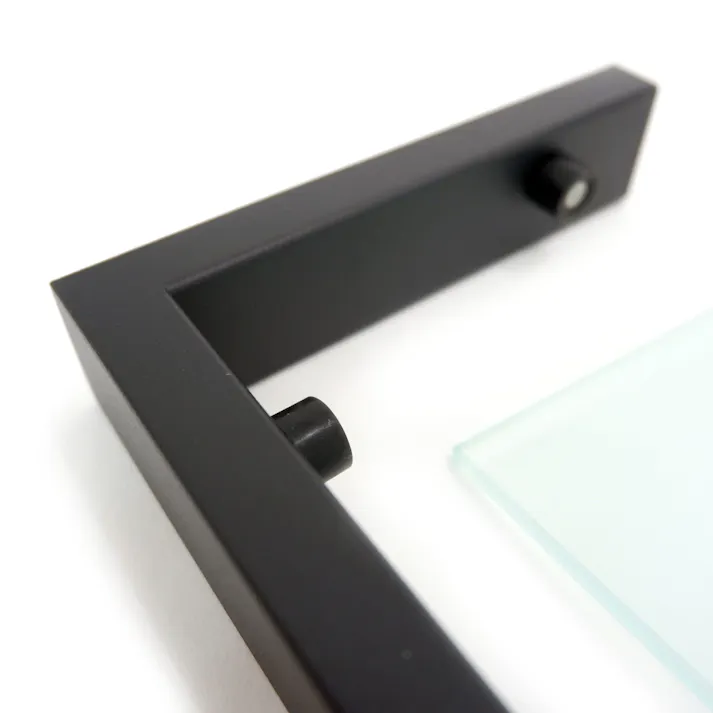 バスルームシェルフ マットブラック|ZACK 40573 LINEA バス シェルフ 収納 棚 浴室 洗面 シンク 壁付け DIY ステンレス おしゃれ 雑貨 スタイリッシュ モード かっこいい 上質 高級 ホテルライク 男前インテリア インダストリアル ドイツ デザイナーズ