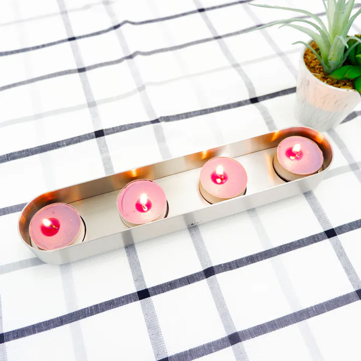 ティーライトキャンドルホルダー|ZACK 40709 LONTA キャンドルプレート 横置き キャンドル受け キャンドル置き 燭台 ステンレス おしゃれ 雑貨 かっこいい 上質 高級 ホテルライク 男前インテリア インダストリアル ドイツ デザイナーズ