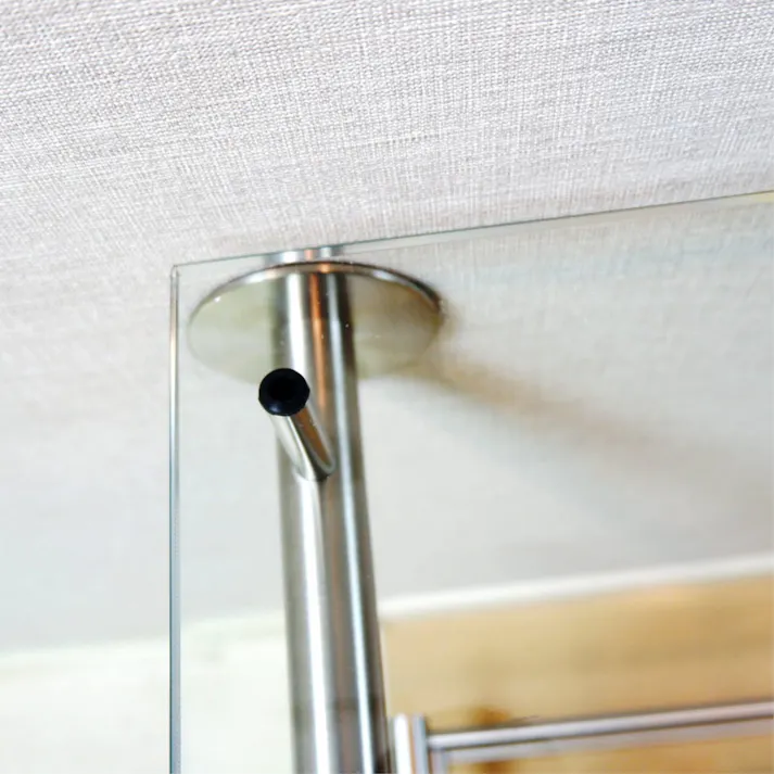 コートラック用ガラスシェルフ(棚)|ZACK 50678 ABILIO ガラス棚板 天板 一枚板 ガラス製 専用ガラス 別売り 収納 ステンレス おしゃれ 雑貨 かっこいい 上質 高級 ホテルライク 男前インテリア インダストリアル ドイツ デザイナーズ