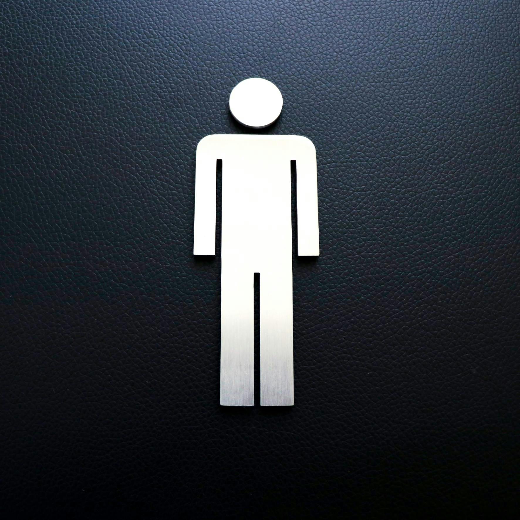 男子トイレ用ピクトグラム｜ZACK 50724m INDICI ピクトグラフィ