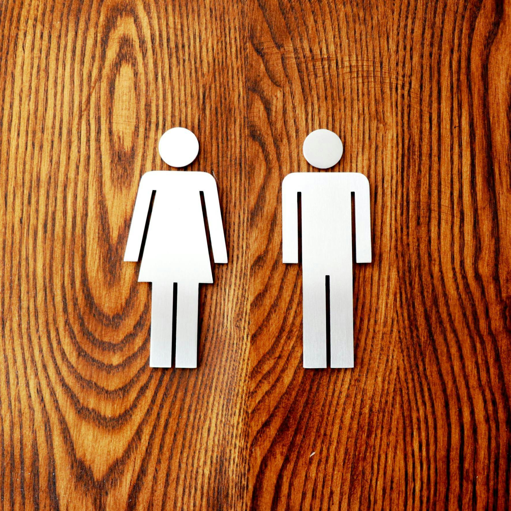 トイレ用ピクトグラム(男女セット)｜ZACK 50724S INDICI ピクト