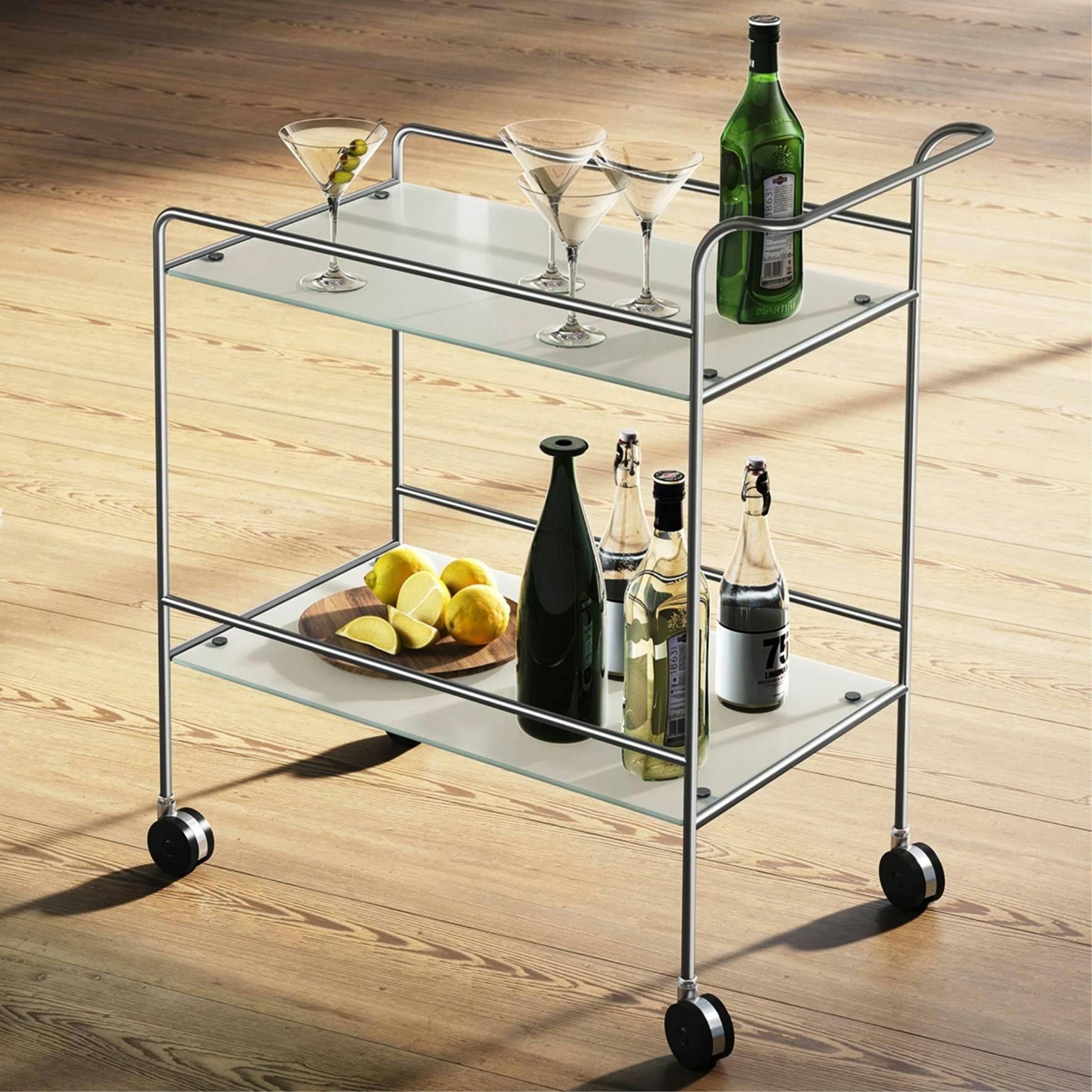サービングトローリー/キッチンカート/ワインワゴン 楽天市場】【クーポン配信中】バーカート 3段 小型 ワインカート