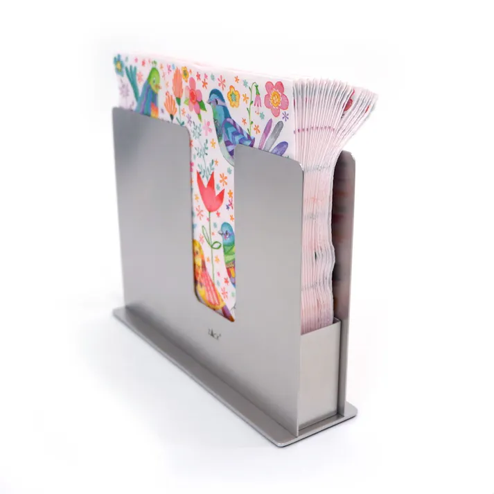 ナプキンホルダー|ZACK 20261 LINU ナプキン 入れ 立て ナフキン ホルダー レストラン カフェ ダイニング ペーパー ランチ 卓上 ステンレス おしゃれ 雑貨 かっこいい 上質 高級 ホテルライク 男前インテリア インダストリアル ドイツ デザイナーズ