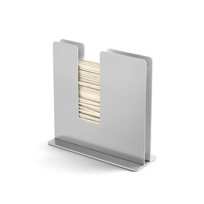 つまようじホルダー|ZACK 20262 LINU 爪楊枝入れ ピック入れ ピックスタンド 爪楊枝スタンド テーブルウェア ステンレス 高級 ホテルライク インテリア インダストリアル ドイツ デザイナーズ