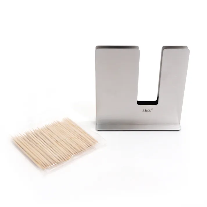 つまようじホルダー|ZACK 20262 LINU 爪楊枝入れ ピック入れ ピックスタンド 爪楊枝スタンド テーブルウェア ステンレス 高級 ホテルライク インテリア インダストリアル ドイツ デザイナーズ
