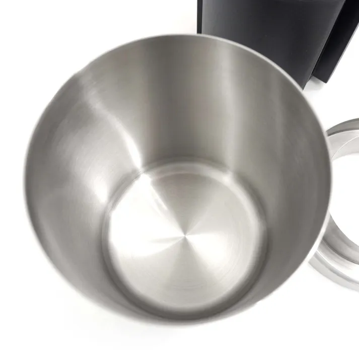 ボトルクーラー|ZACK 20316 DONAR ワイン クーラー 保冷 バー アイテム グッズ ヘアライン マット仕上げ 冷やす ステンレス おしゃれ 雑貨 スタイリッシュ モード かっこいい 上質 高級 ホテルライク 男前インテリア インダストリアル ドイツ デザイナーズ