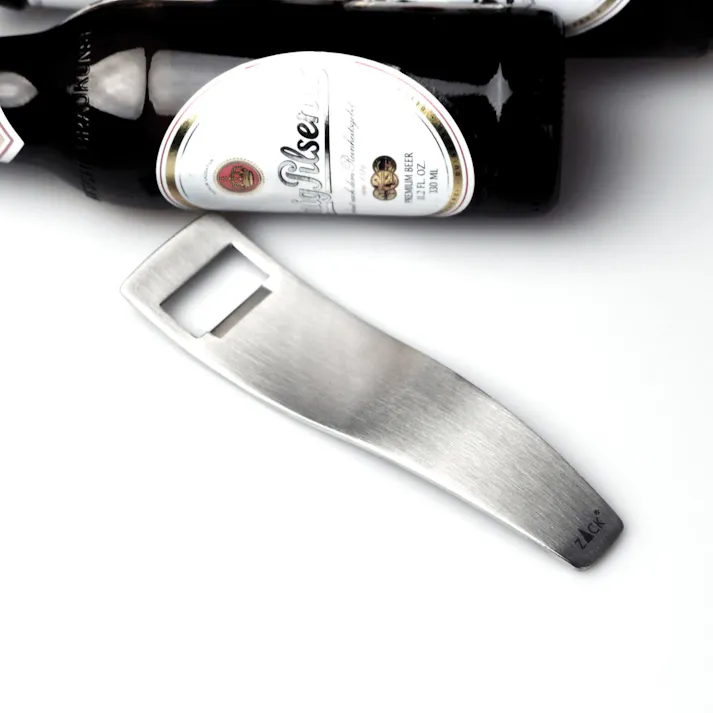 ボトルオープナー(栓抜き)|ZACK 20558 SINOS オープナー せんぬき 栓抜 ボトル 瓶 ビール キッチン バー ジュース 飲み物 ステンレス おしゃれ 雑貨 かっこいい 上質 高級 ホテルライク 男前インテリア インダストリアル ドイツ デザイナーズ ステンレス