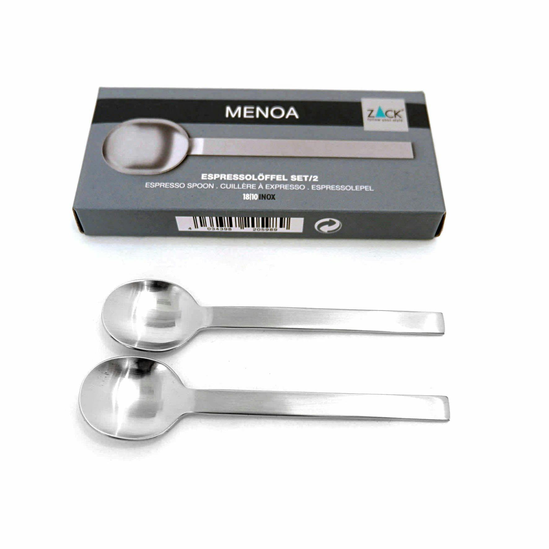 エスプレッソスプーン 10.6cm｜ZACK 20598 MENOA ショートスプーン