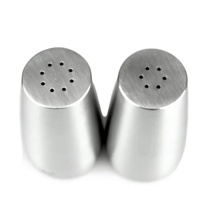 ソルト&ペッパーセット|ZACK 20874 BEVO 塩 こしょう 入れ スパイス 調味料 シーズニング クルーエ セット ソルト ペッパー 卓上 カフェ ステンレス おしゃれ 雑貨 かっこいい 上質 高級 ホテルライク 男前インテリア インダストリアル ドイツ デザイナーズ