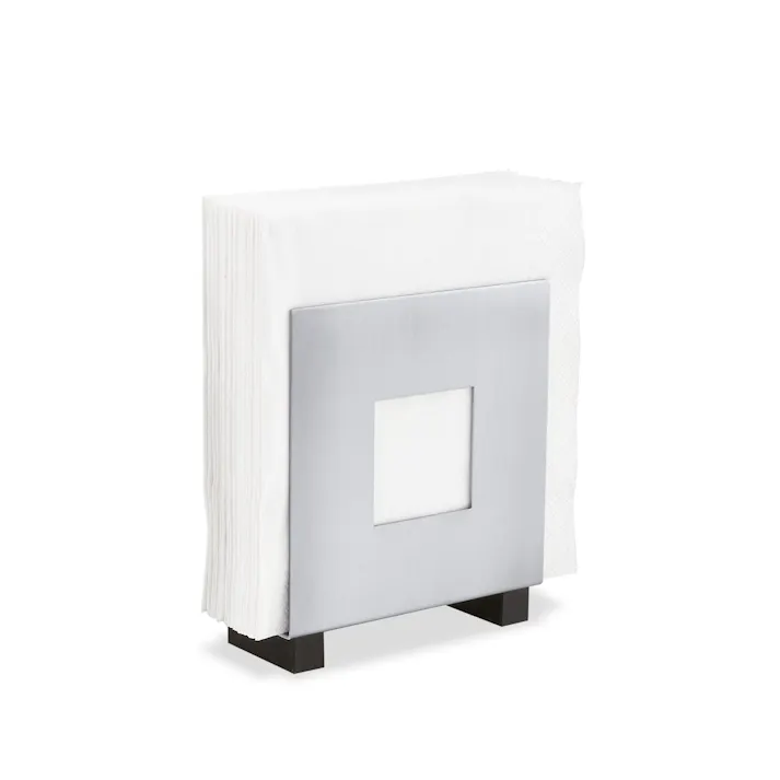 ナプキンホルダー|ZACK 22468 SERVO ナプキン 入れ 立て ナフキン ホルダー レストラン カフェ ダイニング ペーパー ランチ 卓上ステンレス おしゃれ 雑貨 かっこいい 上質 高級 ホテルライク 男前インテリア インダストリアル ドイツ デザイナーズ