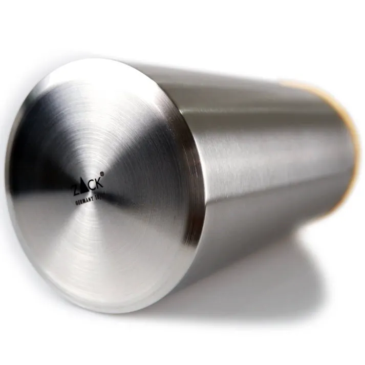 キャニスターL|ZACK 24005 CERA ティーキャニスター コーヒーキャニスター ロゴなし ジャー 保存 容器 カフェ 収納 卓上 シリンダー ステンレス おしゃれ 雑貨 かっこいい 上質 高級 ホテルライク 男前インテリア インダストリアル ドイツ デザイナーズ