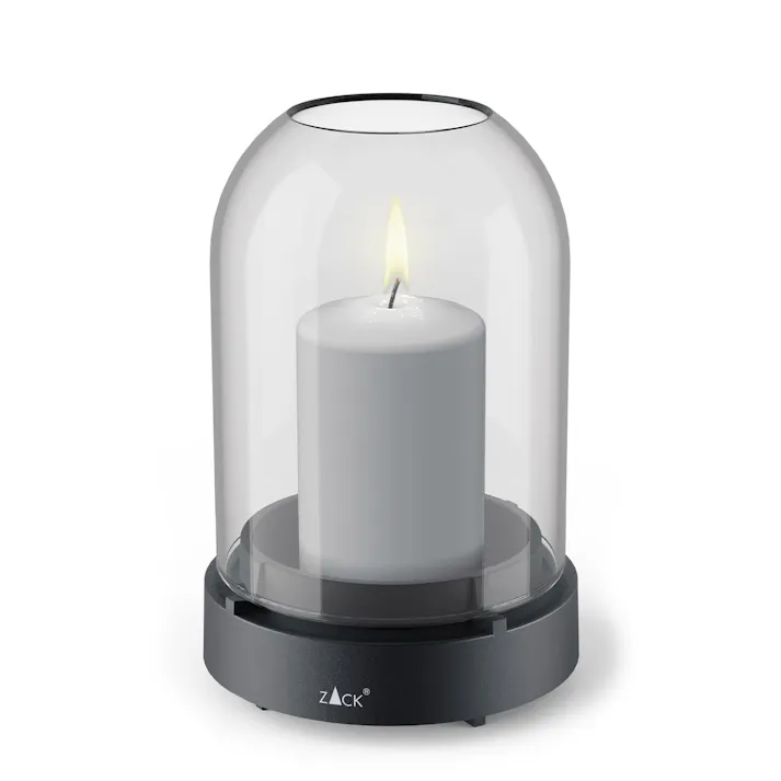 ランタン グレーL|ZACK 30112 TREVO テーブルライト キャンドルライト 卓上 ランプ ドーム型 照明 コードレス 持ち運び USB ホテルライク ステンレス おしゃれ 雑貨 かっこいい 上質 高級 ホテルライク 男前インテリア インダストリアル ドイツ デザイナーズ