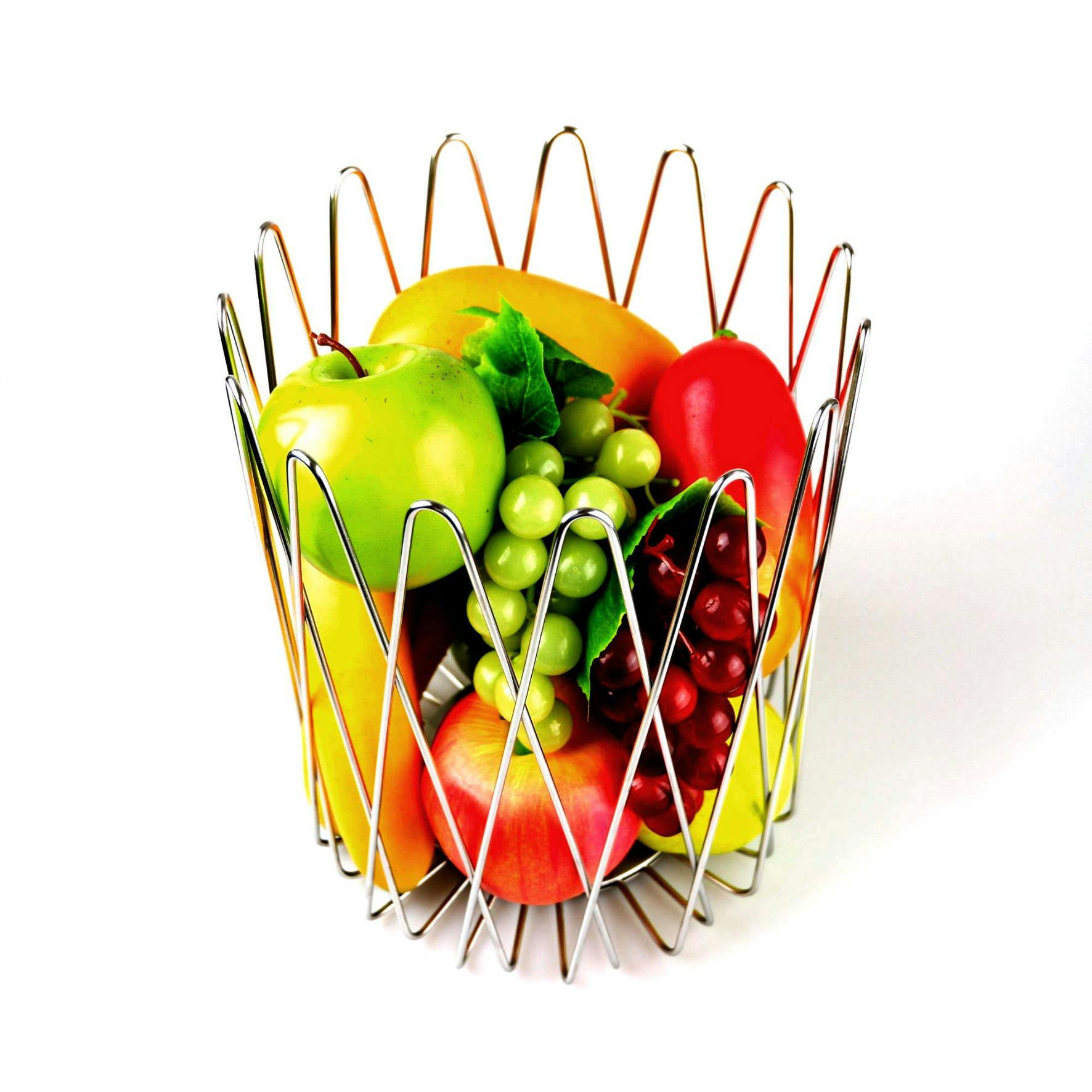 果物かご フルーツバスケット｜ZACK 30655 BIVIO ワイヤーバスケット フルーツ