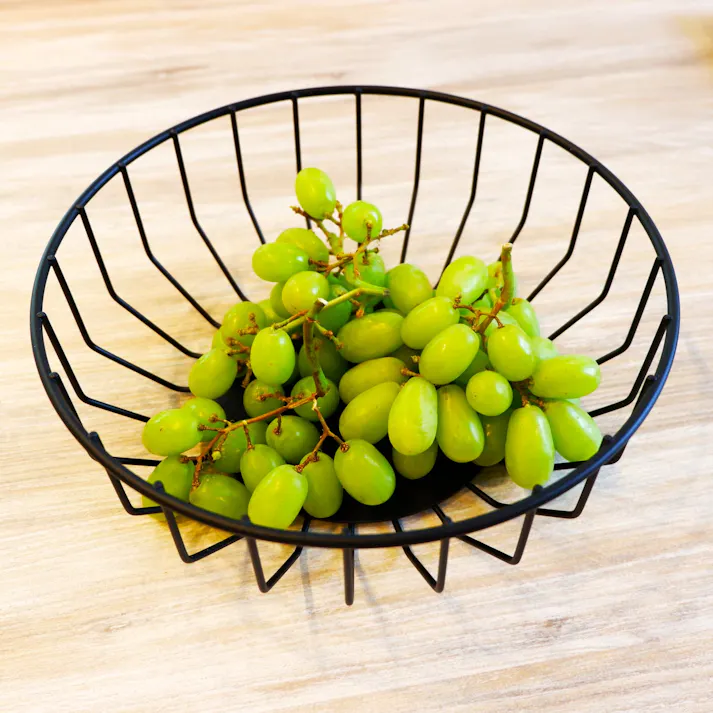 フルーツバスケット マットブラック|ZACK 30671 ABASSO フルーツボウル パンかご パン皿 ボウル 果物かご 幅広 収納容器 ステンレス おしゃれ 雑貨 かっこいい 上質 高級 ホテルライク 男前インテリア インダストリアル ドイツ デザイナーズ