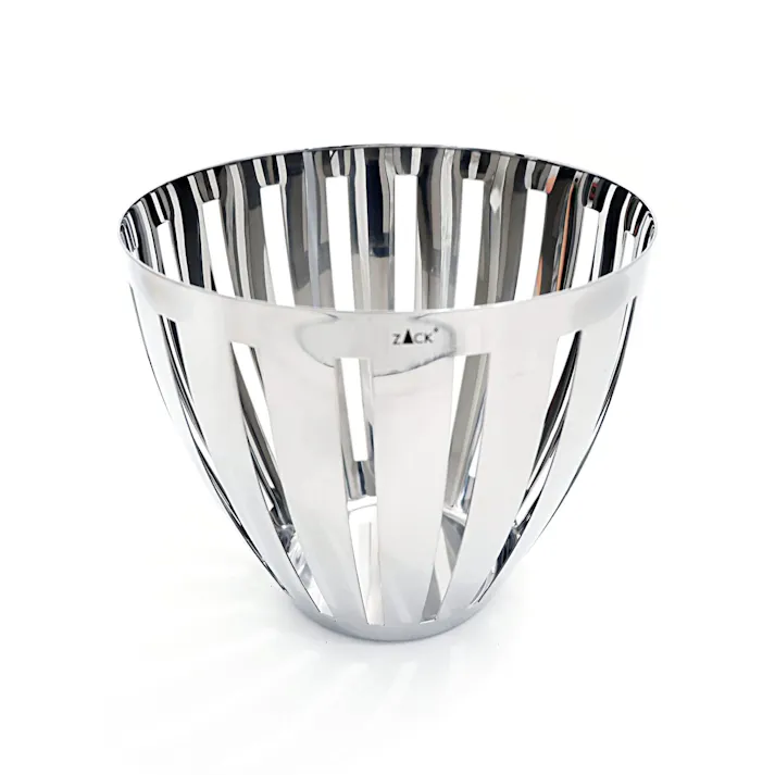 フルーツバスケット|ZACK 30713 VITOR フルーツボウル 果物かご ボウル 果物入れ 深皿 収納容器 収納 バスケット ステンレス おしゃれ 雑貨 かっこいい 上質 高級 ホテルライク 男前インテリア インダストリアル ドイツ デザイナーズ