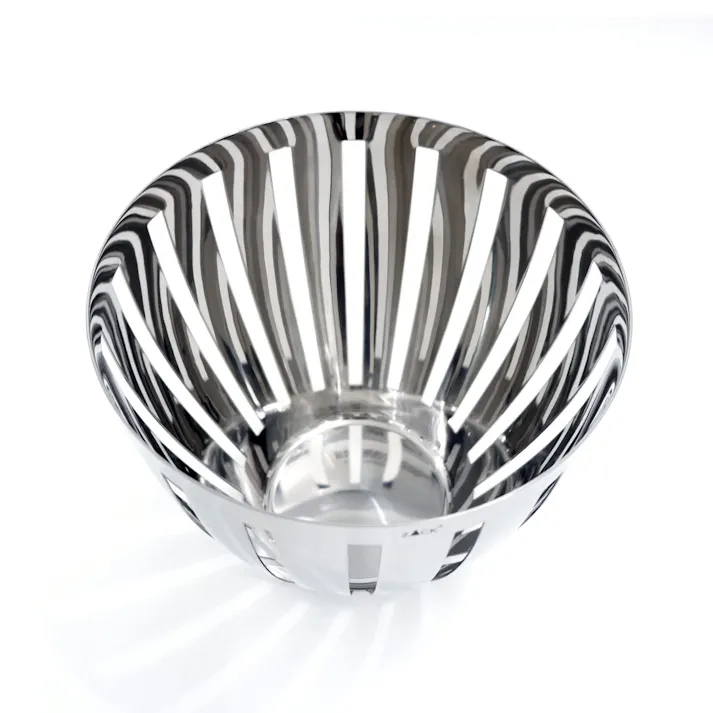 フルーツバスケット|ZACK 30713 VITOR フルーツボウル 果物かご ボウル 果物入れ 深皿 収納容器 収納 バスケット ステンレス おしゃれ 雑貨 かっこいい 上質 高級 ホテルライク 男前インテリア インダストリアル ドイツ デザイナーズ