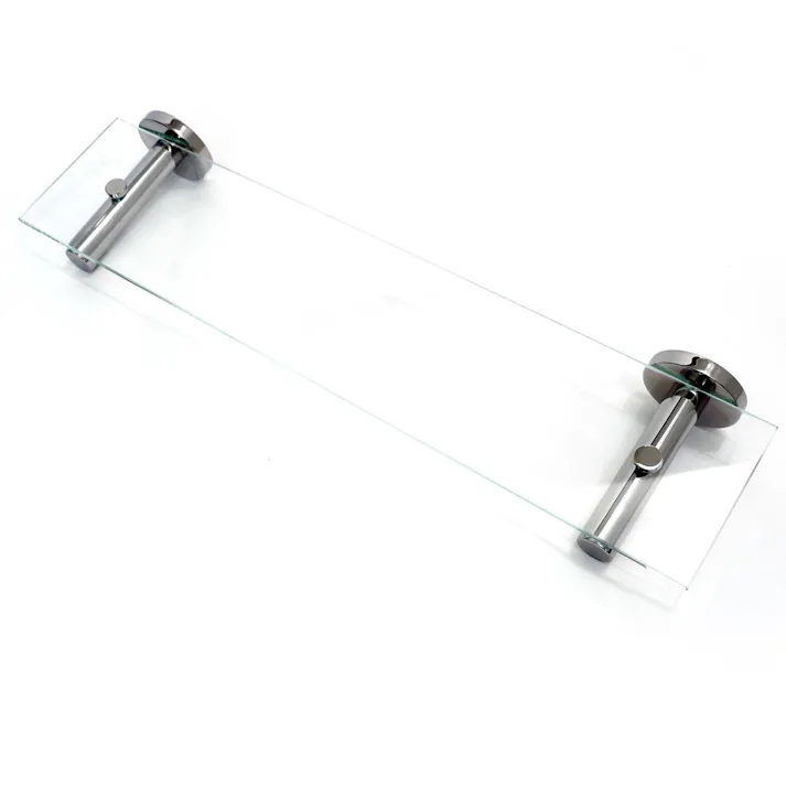 バスルームシェルフ|ZACK 40006 SCALA バスシェルフ ガラスシェルフ 収納 棚 バス 浴室 洗面 シンク周り 壁付け DIY ステンレス おしゃれ 雑貨 かっこいい 上質 高級 ホテルライク 男前インテリア インダストリアル ドイツ デザイナーズ