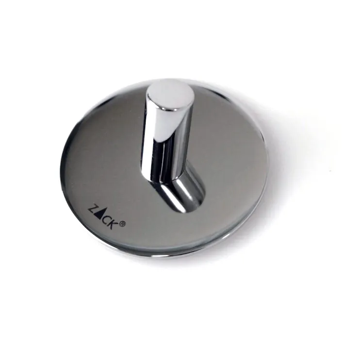 タオルフック(ラウンドタイプ)|ZACK 40072 DUPLO タオル掛け タオルばさみ 丸型 タオルハンガー 浴室 洗面 キッチン リビング ステンレス おしゃれ 雑貨 かっこいい 上質 高級 ホテルライク 男前インテリア インダストリアル ドイツ デザイナーズ