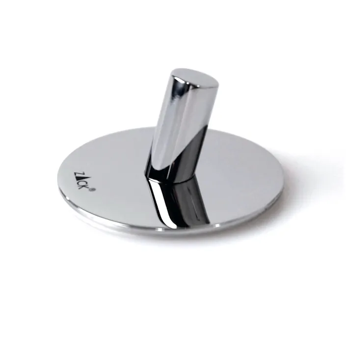 タオルフック(ラウンドタイプ)|ZACK 40072 DUPLO タオル掛け タオルばさみ 丸型 タオルハンガー 浴室 洗面 キッチン リビング ステンレス おしゃれ 雑貨 かっこいい 上質 高級 ホテルライク 男前インテリア インダストリアル ドイツ デザイナーズ