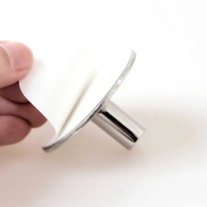 タオルフック(ラウンドタイプ)|ZACK 40072 DUPLO タオル掛け タオルばさみ 丸型 タオルハンガー 浴室 洗面 キッチン リビング ステンレス おしゃれ 雑貨 かっこいい 上質 高級 ホテルライク 男前インテリア インダストリアル ドイツ デザイナーズ