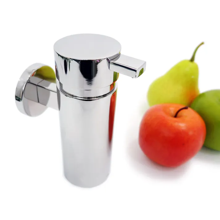 リキッドディスペンサー|ZACK 40080 SCALA ソープディスペンサー 液体ソープ入れ シャンプー ボディソープ 壁付け DIY ステンレス おしゃれ 雑貨 かっこいい 上質 高級 ホテルライク 男前インテリア インダストリアル ドイツ デザイナーズ