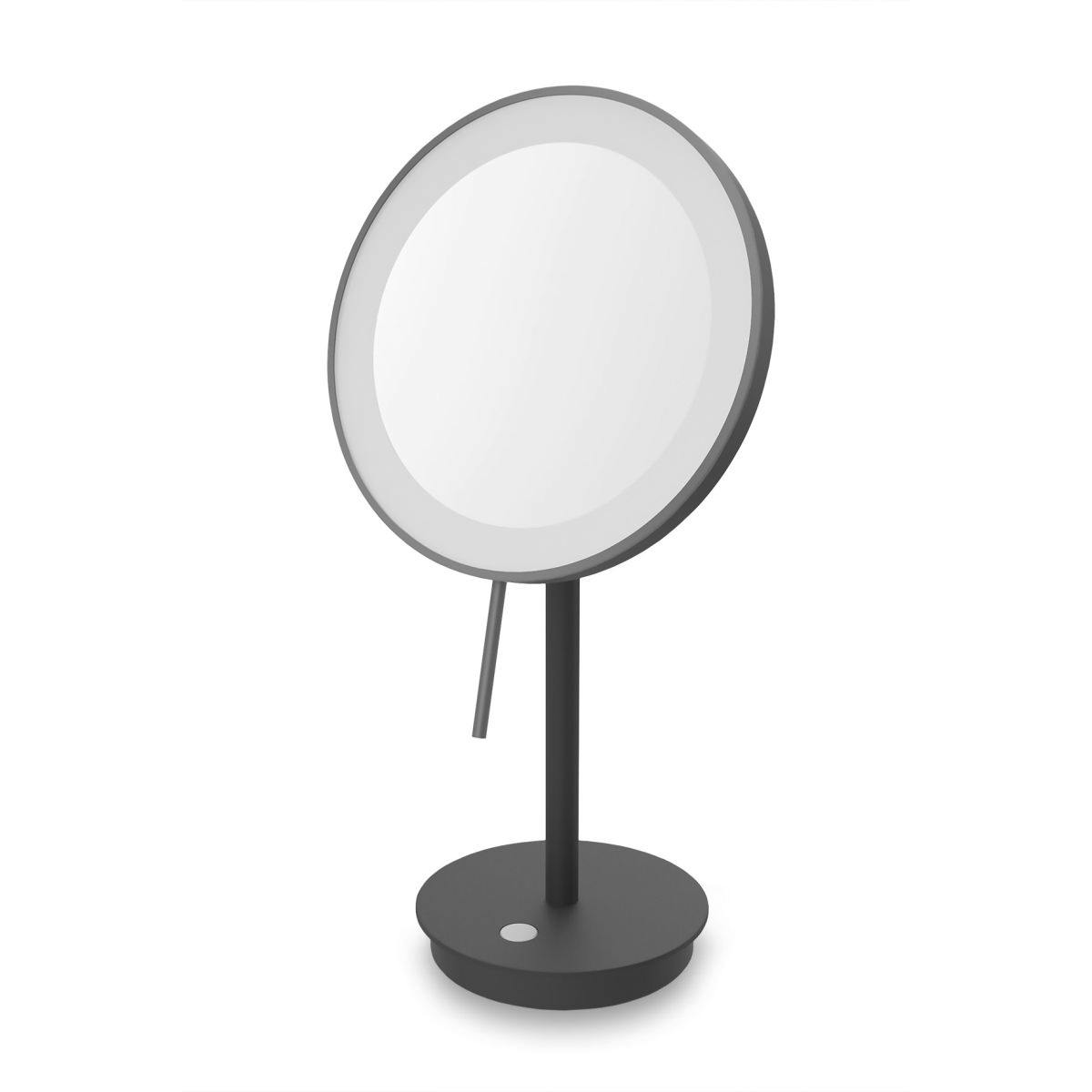 LED メイクアップミラー(X5倍) マットブラック仕上げ|ZACK 40142 ALONA LED 5倍ズーム ミラー 片面鏡 鏡 メイク ステンレス 高級 お風呂用ミラー・鏡 LED メイクアップミラー(X5倍) マットブラック仕上げ|ZACK 40142 ALONA LED 5倍ズーム ミラー 片面鏡 鏡 メイク ステンレス 高級 お風呂用ミラー・鏡