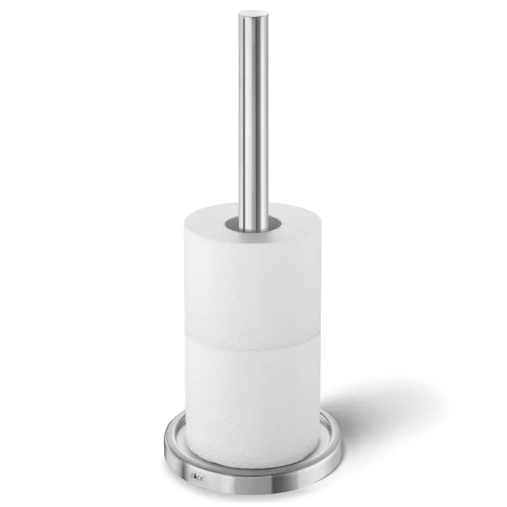 スペアトイレットロールホルダー|ZACK 40180 MIMO トイレットペーパーホルダー トイレットペーパーストッカー スリム 収納 詰め替え 上質 高級 ホテルライク 省スペース ステンレス 男前インテリア インダストリアル ドイツ デザイナーズ