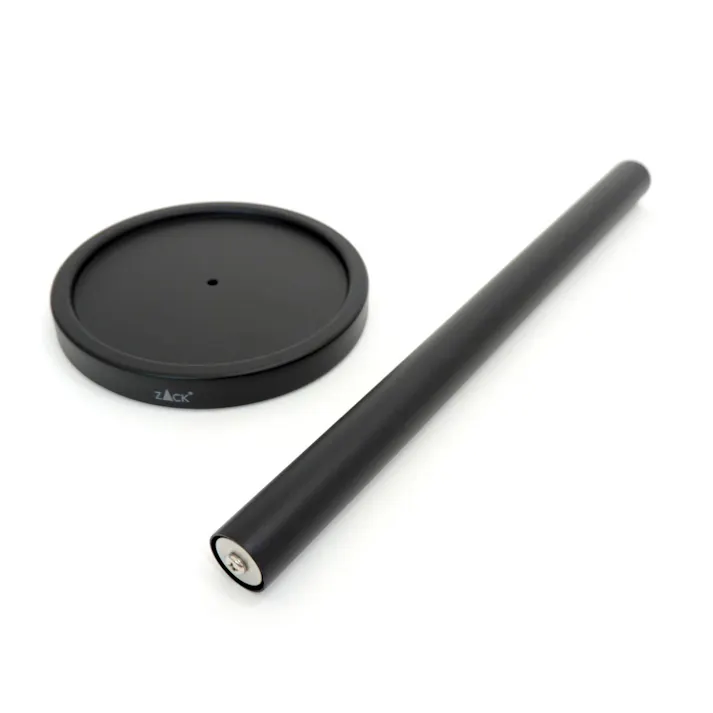 スペアトイレットロールホルダー マットブラック|ZACK 40286 MIMO トイレットペーパーホルダー スペア ストッカー 収納 詰め替え ステンレス おしゃれ スタイリッシュ かっこいい 上質 高級 ホテルライク 男前インテリア インダストリアル ドイツ デザイナーズ