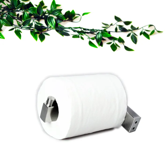 トイレットロールホルダー|ZACK 40374 LINEA トイレットペーパーホルダー 壁付け DIY ステンレス おしゃれ 雑貨 かっこいい 上質 高級 ホテルライク 男前インテリア インダストリアル ドイツ デザイナーズ