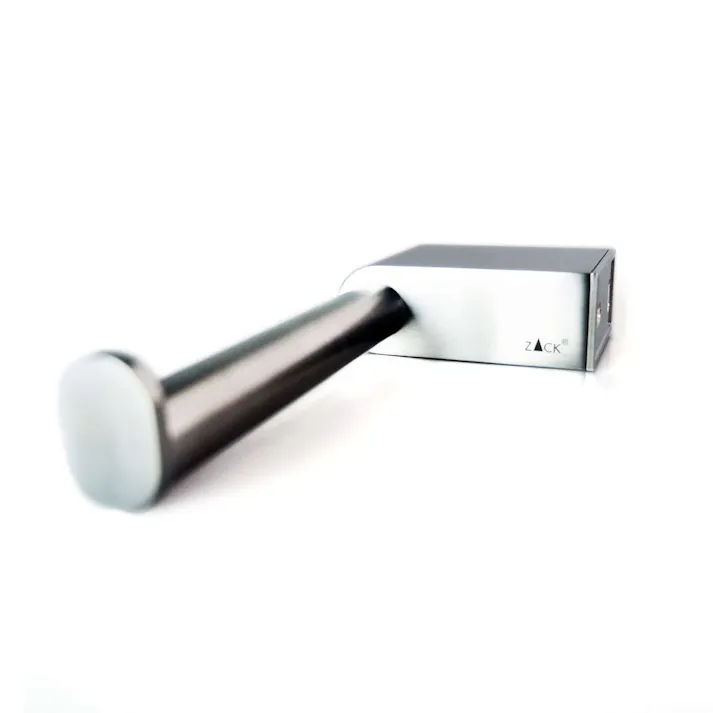 トイレットロールホルダー|ZACK 40413 ATORE トイレットペーパーホルダー トイレ用品 トイレ収納 壁取り付け用 DIY ステンレス おしゃれ 雑貨 かっこいい 上質 高級 ホテルライク 男前インテリア インダストリアル ドイツ デザイナーズ